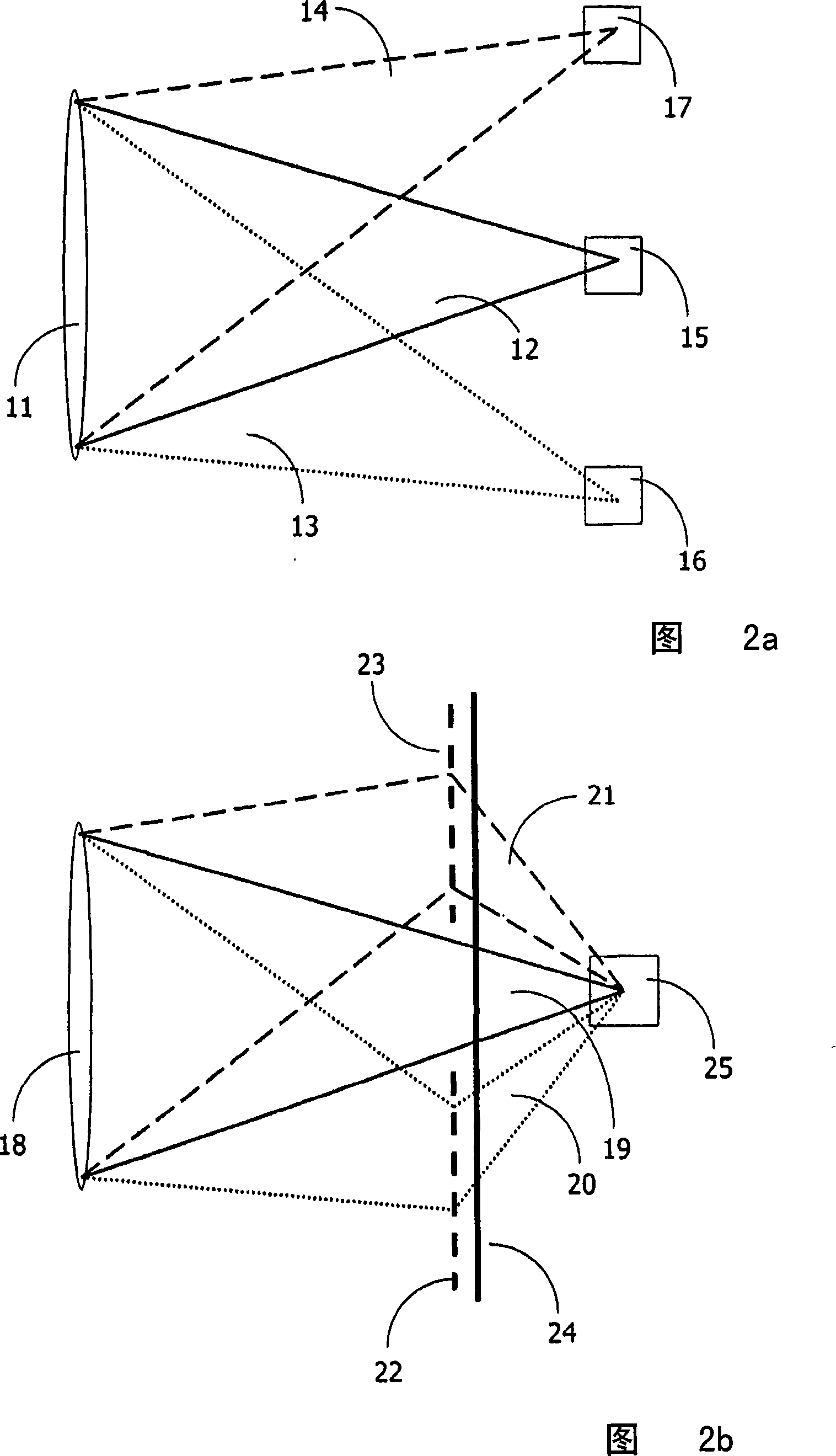 Servo branch of optical disc drive comprising a switchable diaphragm and a device for beam deflection, and methods for measuring beam landing and spherical aberration