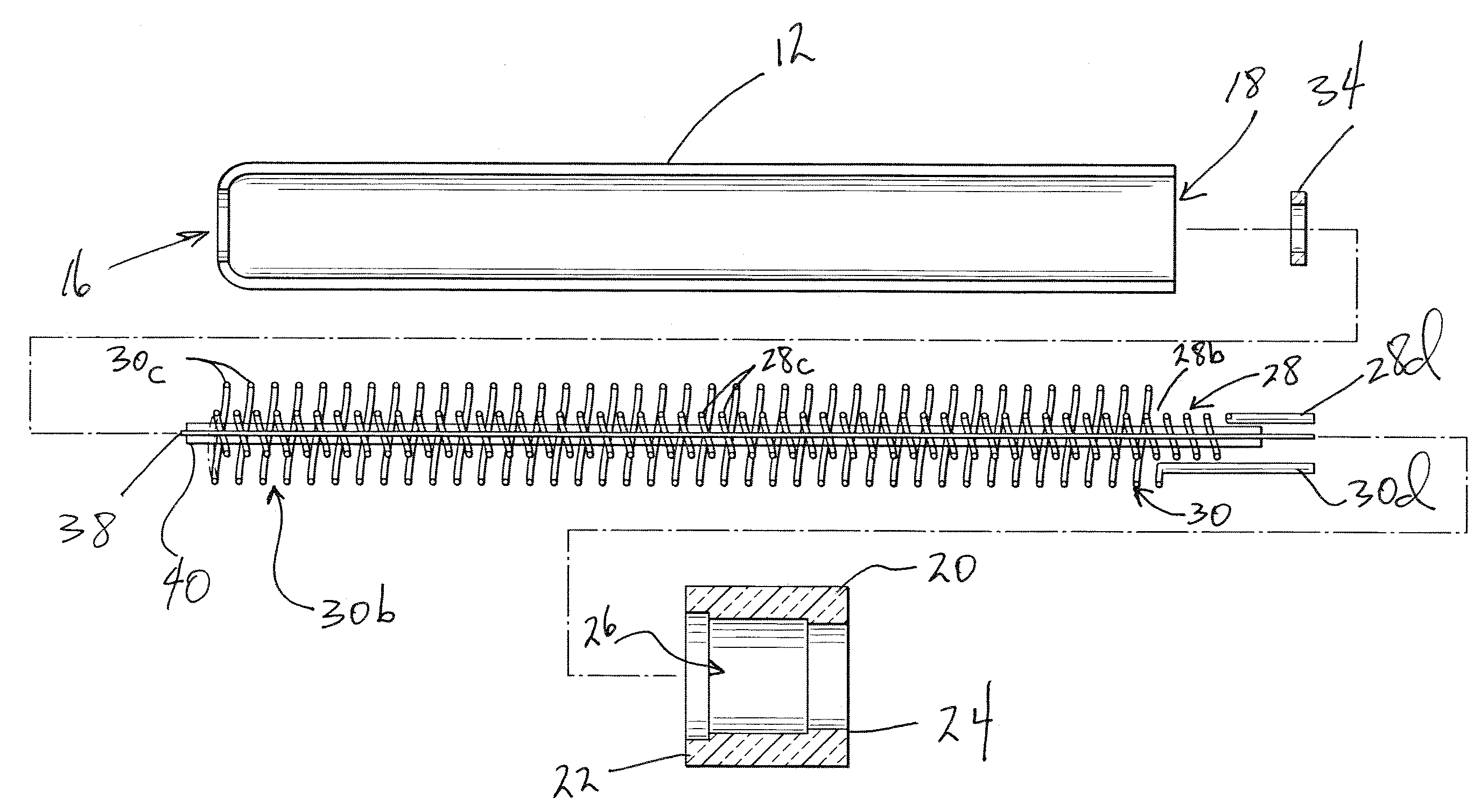 Convective heating system for industrial applications