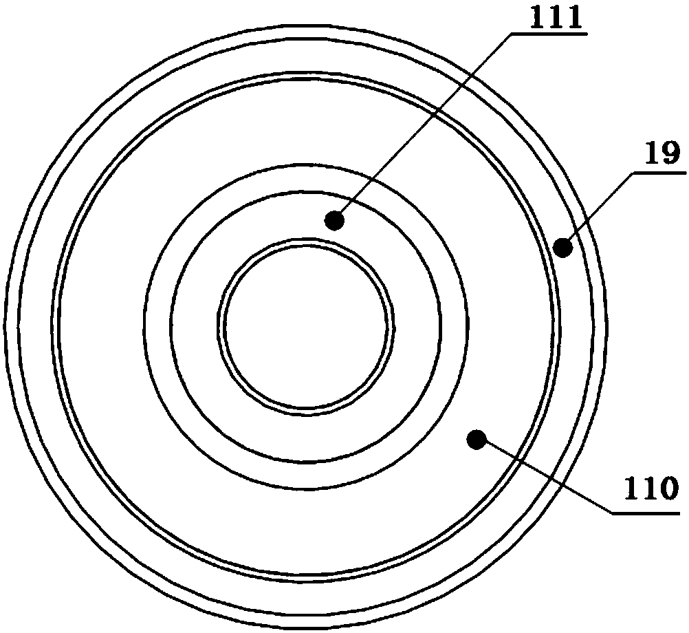 Bushing structure of cantilever frame shock absorber