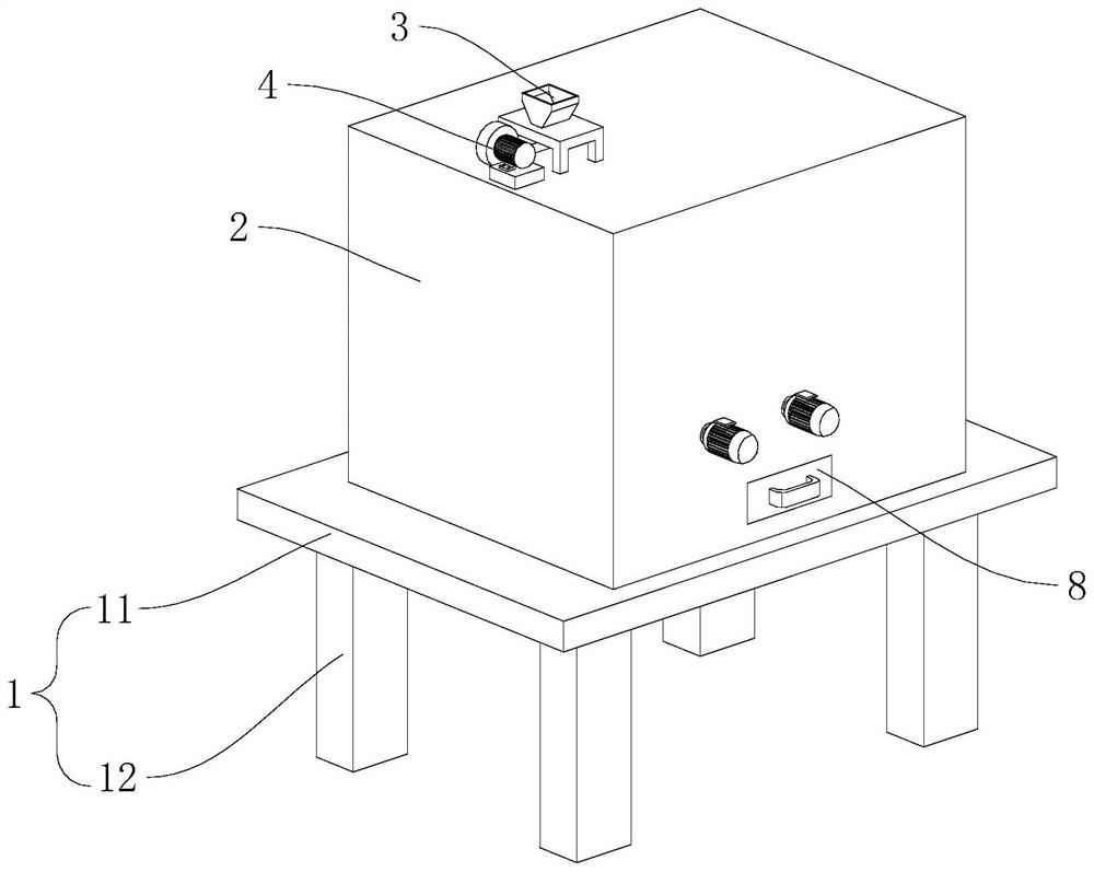 Sand mixing device for sand mold casting