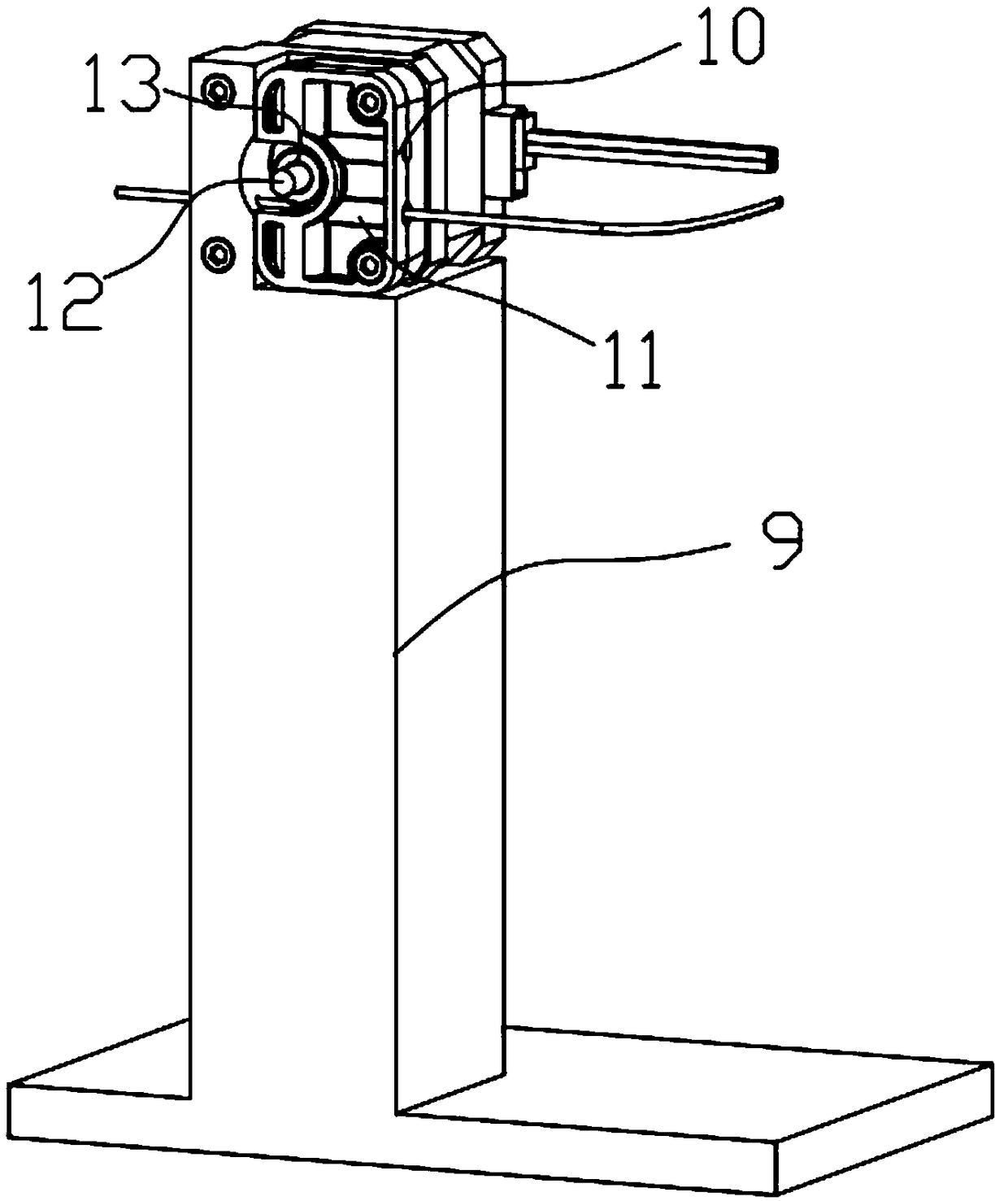 A 3D printer automatic color changer