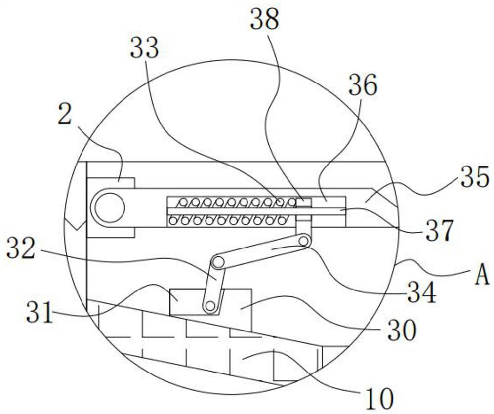 Coal gangue crushing, ball-milling and grouting device