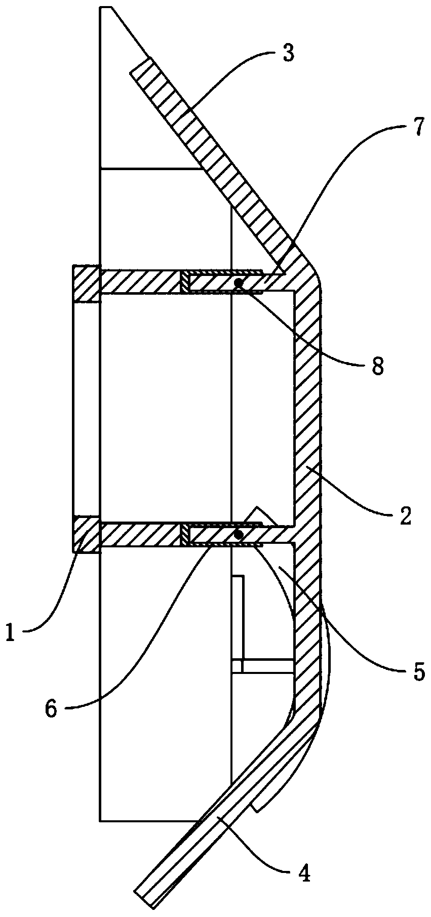 A device for an unmanned ship to cross the water surface rope