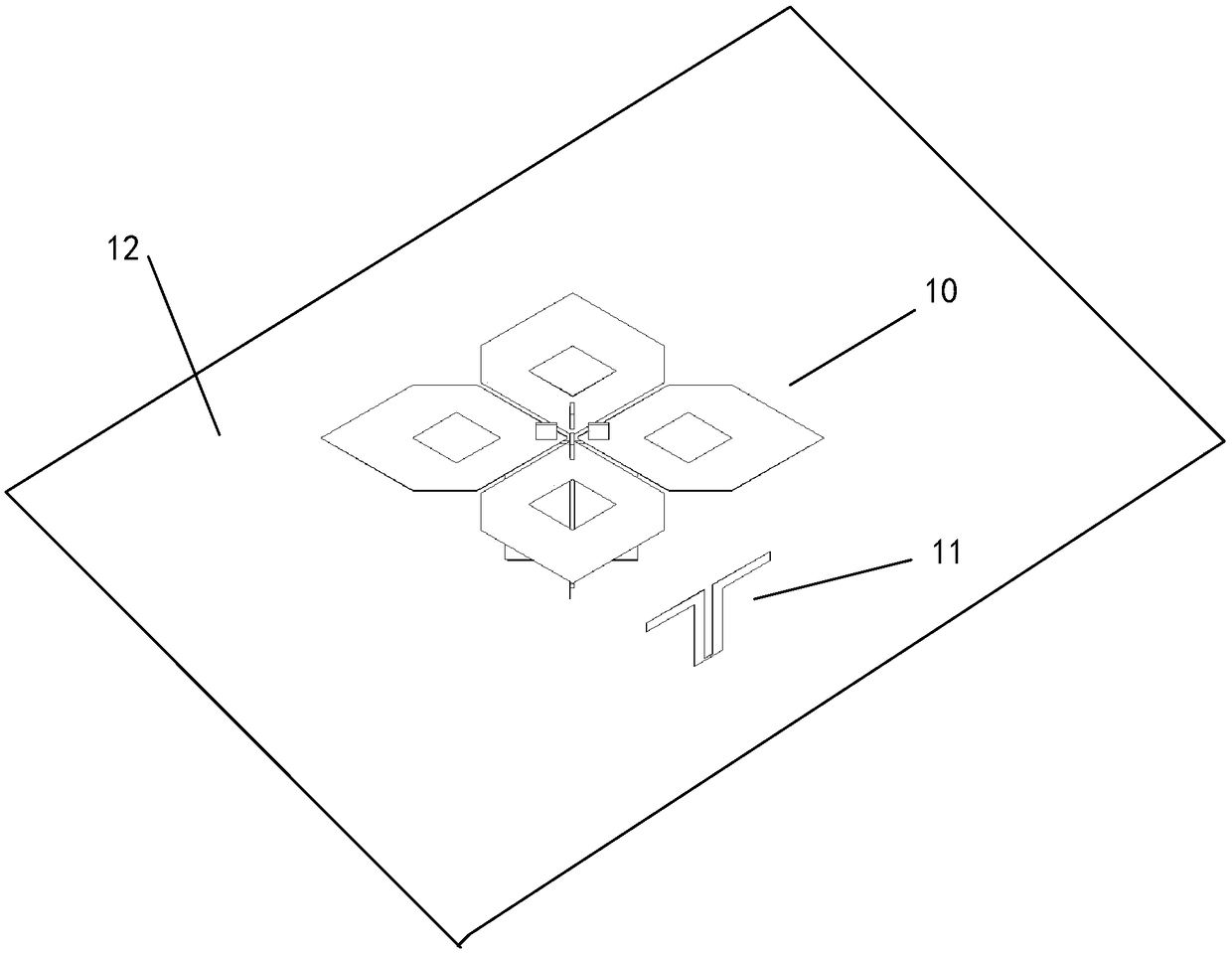 Array antenna beam adjustment device and array antenna with adjustable beam width