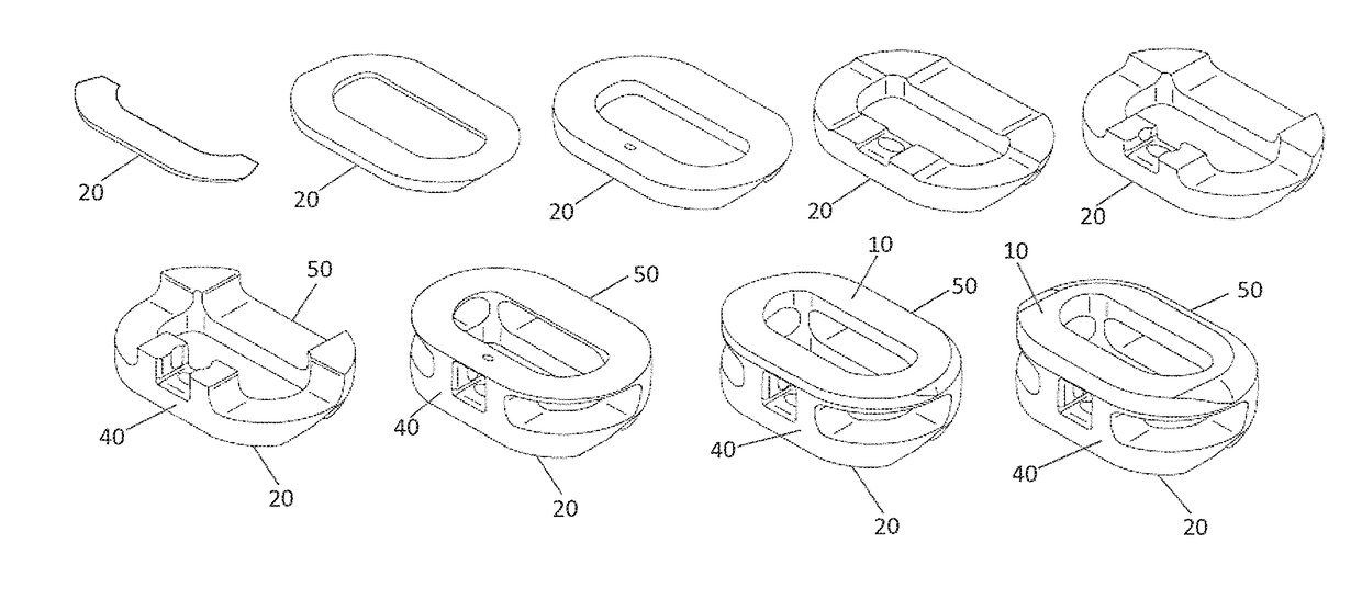 Processes for additively manufacturing orthopedic implants followed by eroding