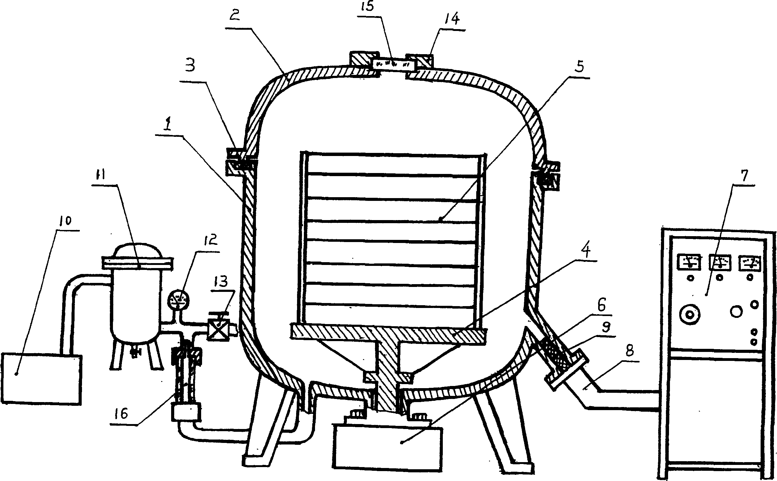 Vacuum microwave dehydration plant