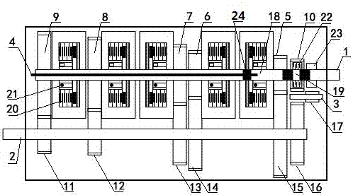 Single clutch multi-stage automatic transmission