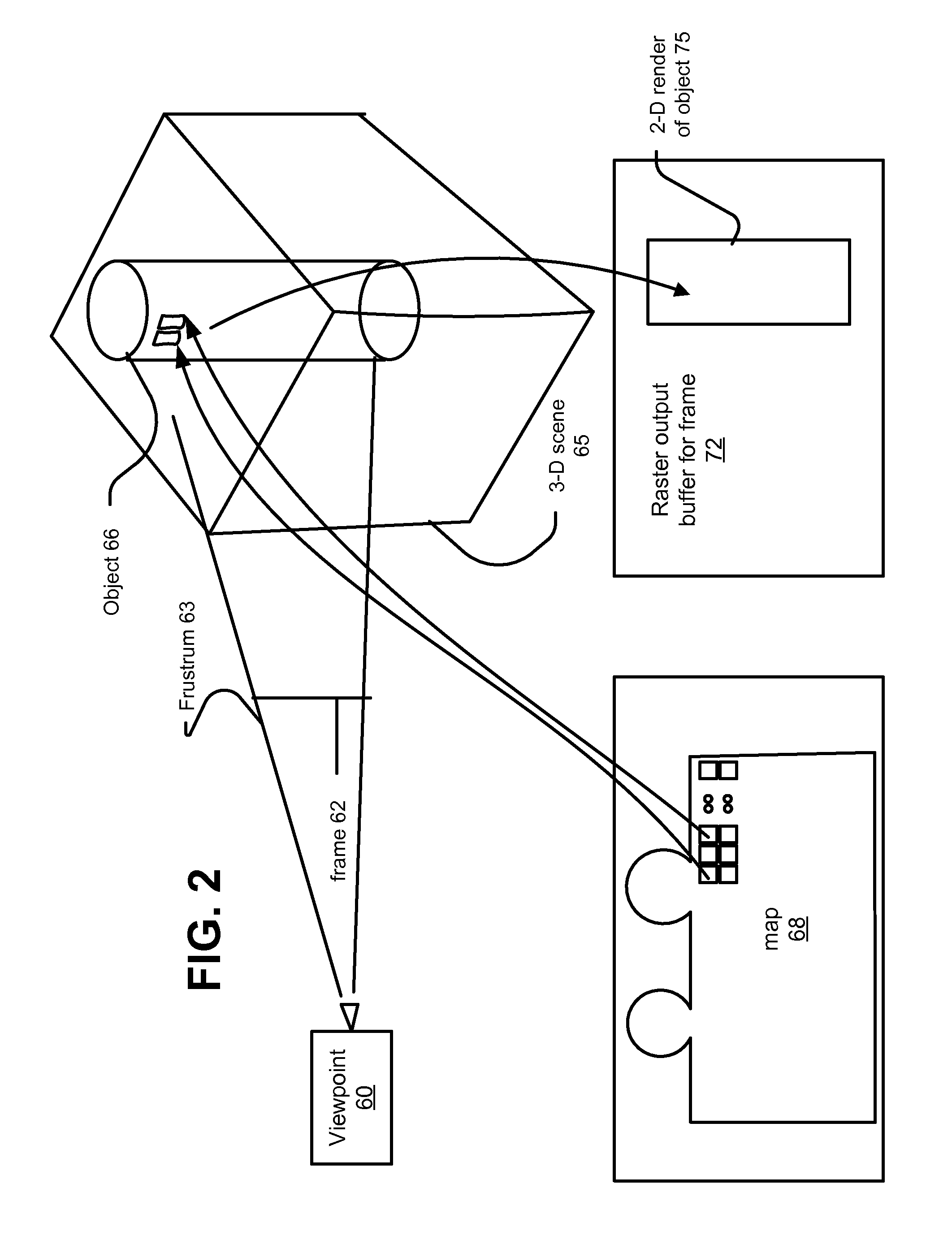 Object Illumination in Hybrid Rasterization and Ray Traced 3-D Rendering