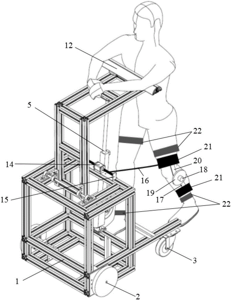 Movable rehabilitation training device