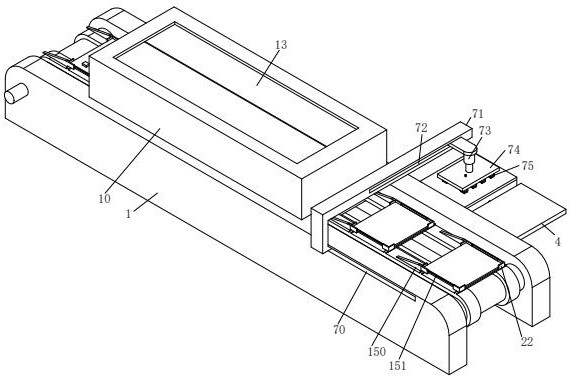 Electronic component production die bonding equipment and use method thereof