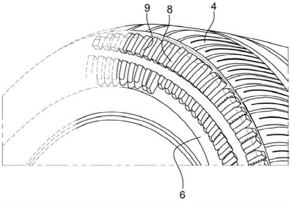 Bias- or radial-carcass tyre