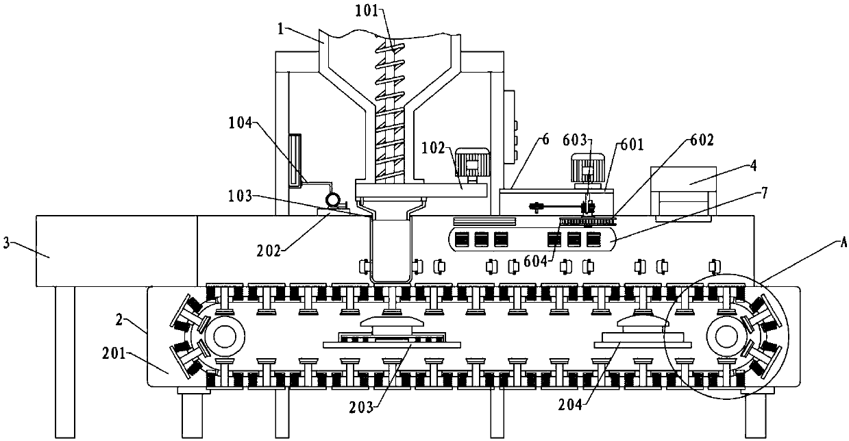 Independent packaging device