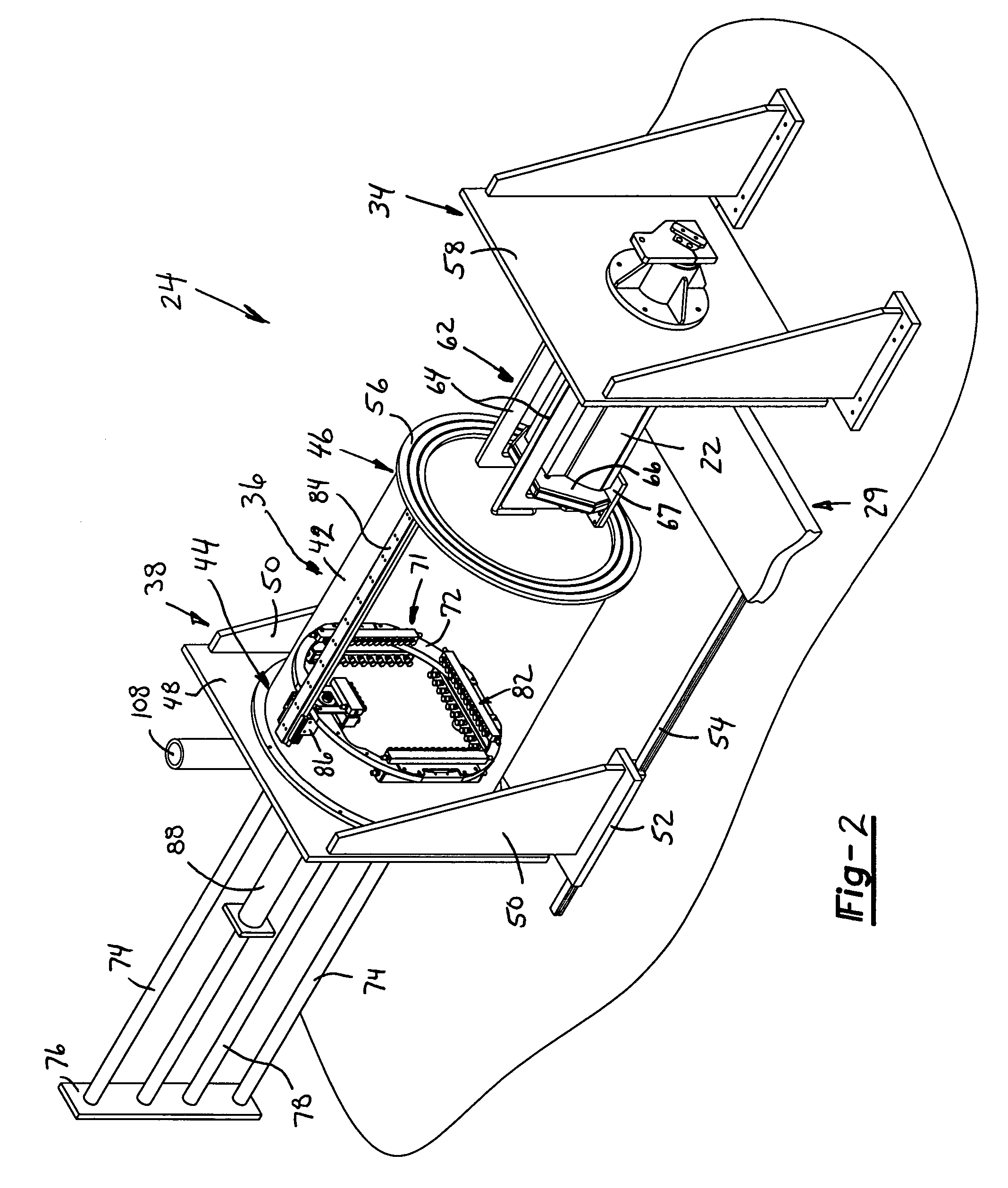 Housingless washer