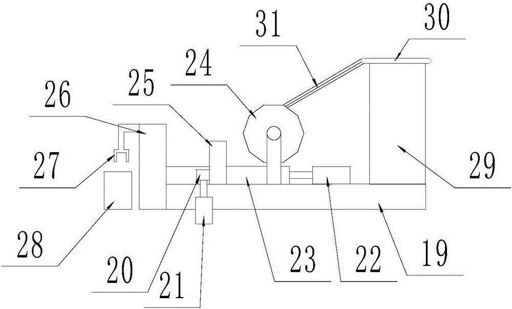 Protective-tube-conveying multi-pulley rail type linear welding machine