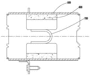 A motor magnetic tile assembly device