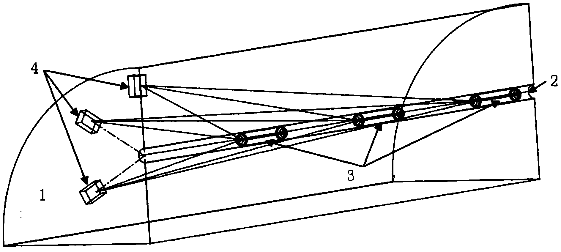 Three-dimensional fine imaging system and method based on drilling geological radar technology