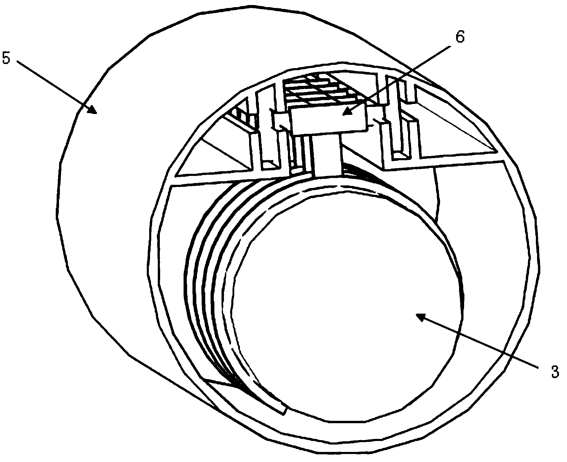 Three-dimensional fine imaging system and method based on drilling geological radar technology