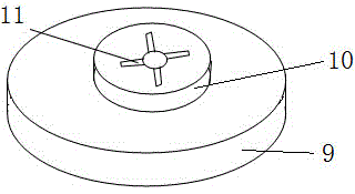 Device for treating heat and damp in enclosed space