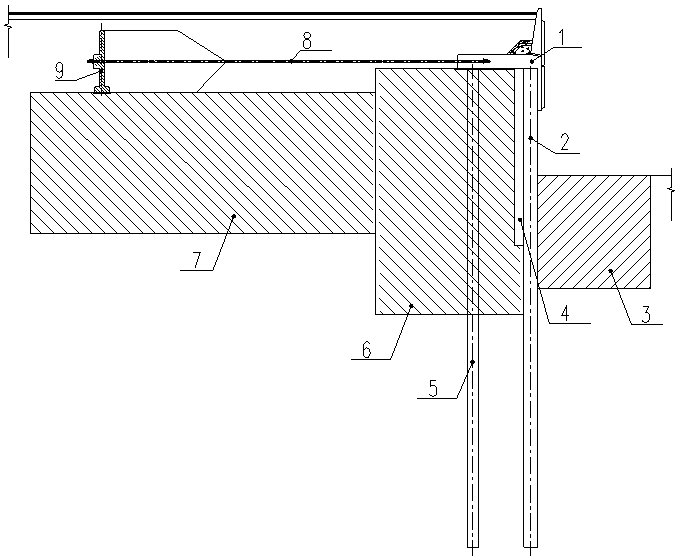 A sheet pile shore wall structure with stepped reinforcement on deep soft soil foundation