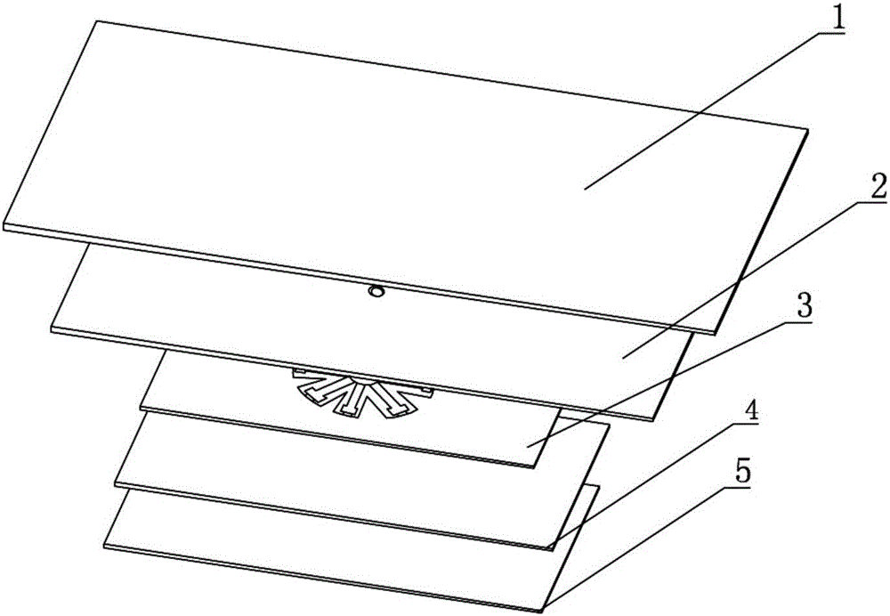 Passive type body liquid sample screening and examining device based on paper diaper and using method thereof