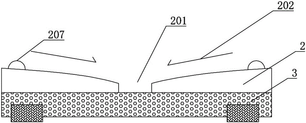 Passive type body liquid sample screening and examining device based on paper diaper and using method thereof