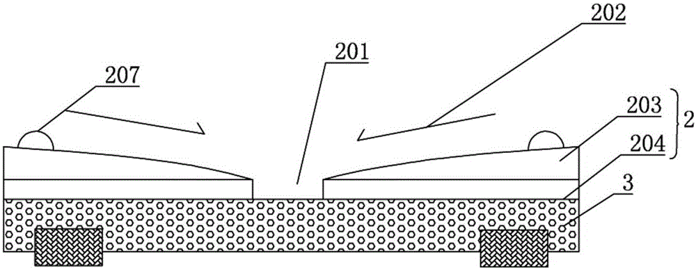 Passive type body liquid sample screening and examining device based on paper diaper and using method thereof