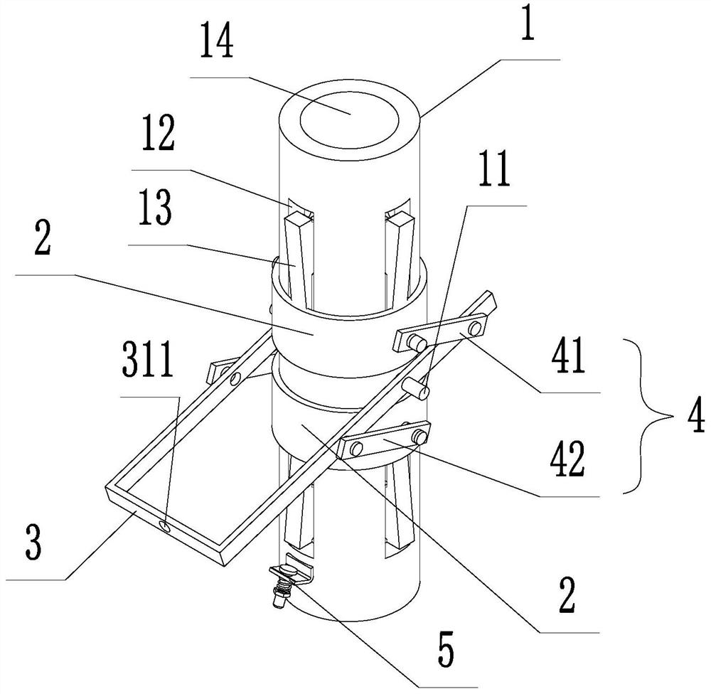 Rapid butt joint device for insulating rod