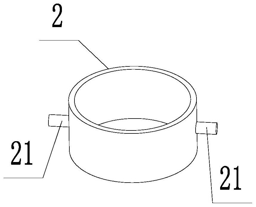 Rapid butt joint device for insulating rod