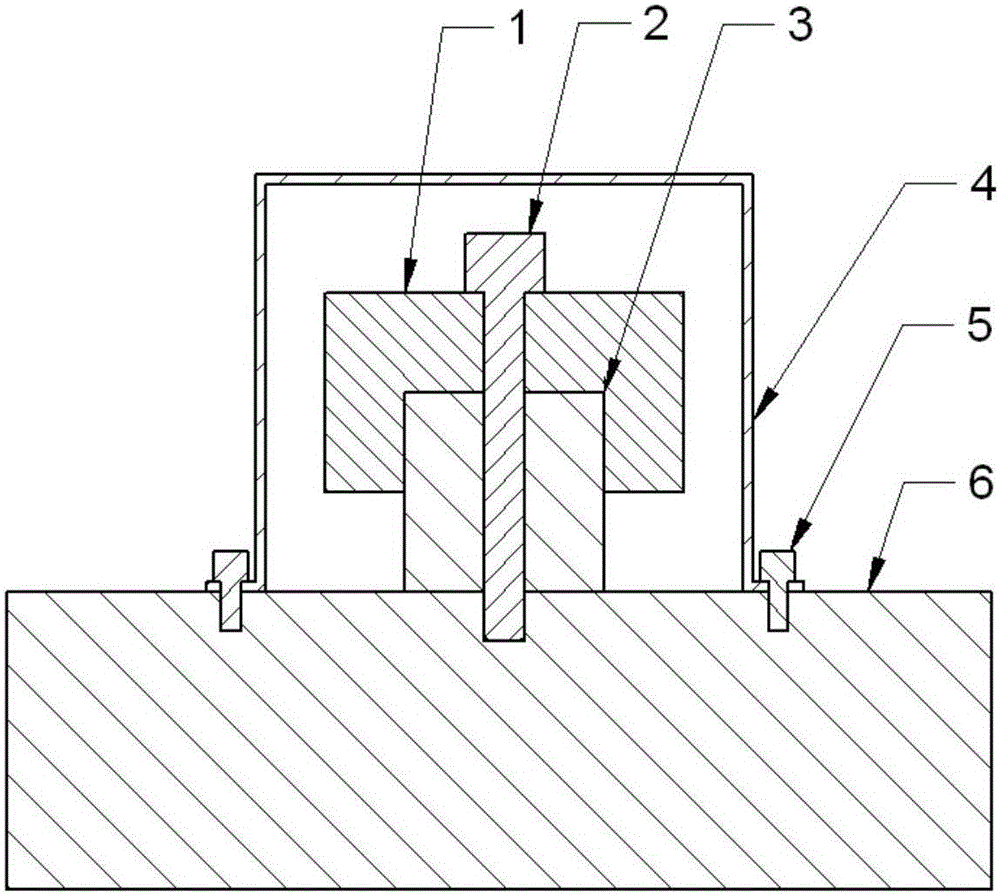 Composite vibration damper for control moment gyro