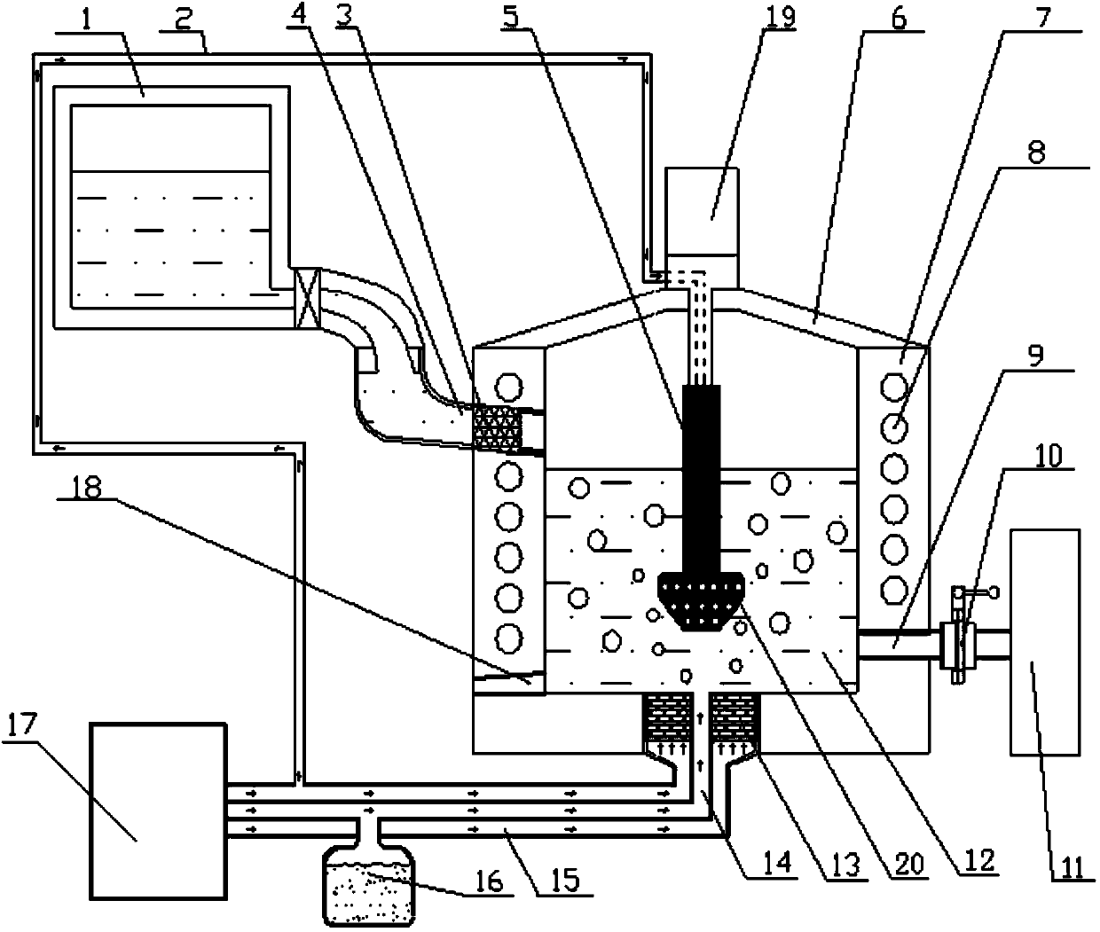 Manufacturing device for light alloy or light metal semi-solid slurry and manufacturing method