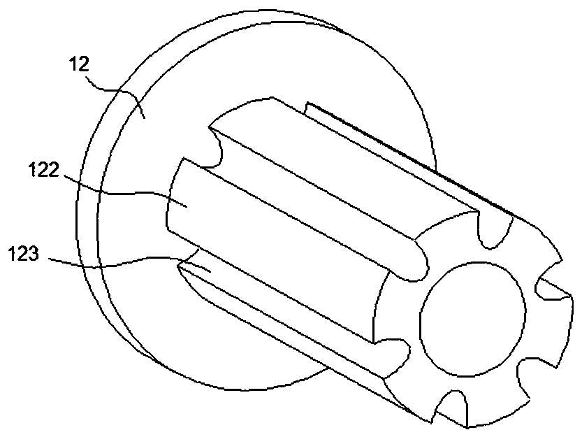 Enamelled wire take-up device