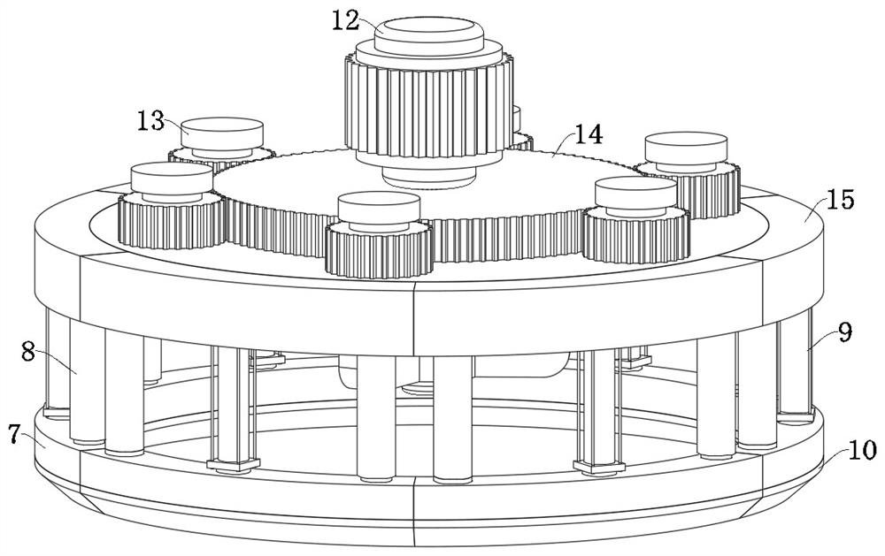 Umbrella fabric processing and cutting device