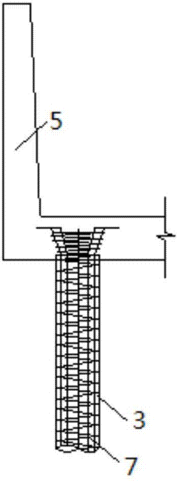 Concurrent operation high-speed railway separated line roadbed structure and construction method thereof