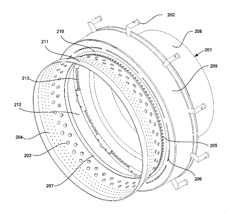 twin scroll combustor