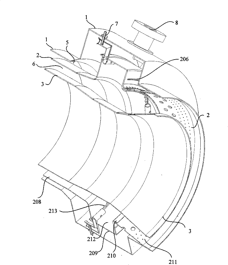 twin scroll combustor