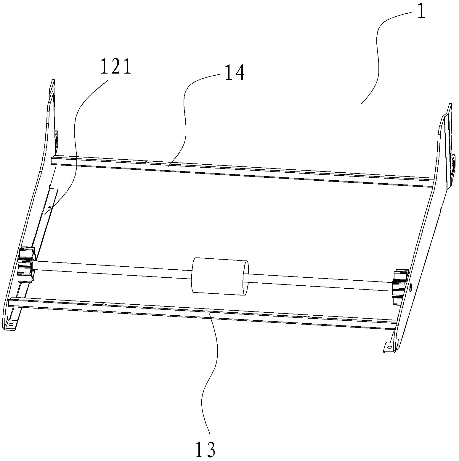 Storage rack assembly for refrigerator and refrigerator provided with same