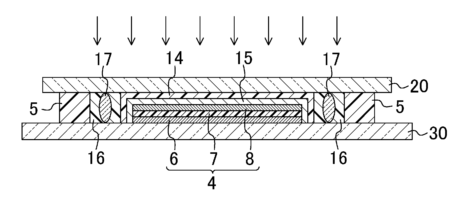 Organic el display device and method for manufacturing the same