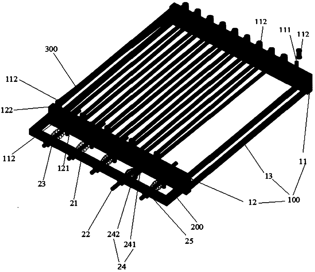 Large-tow carbon fiber multifilament tensile sample and preparation device and method thereof