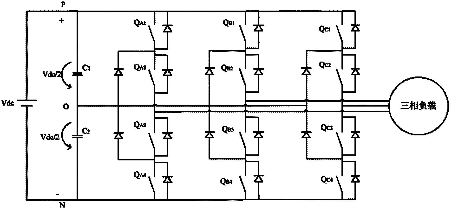 Active clamping three-level zero-voltage soft-switching converter using coupled inductor