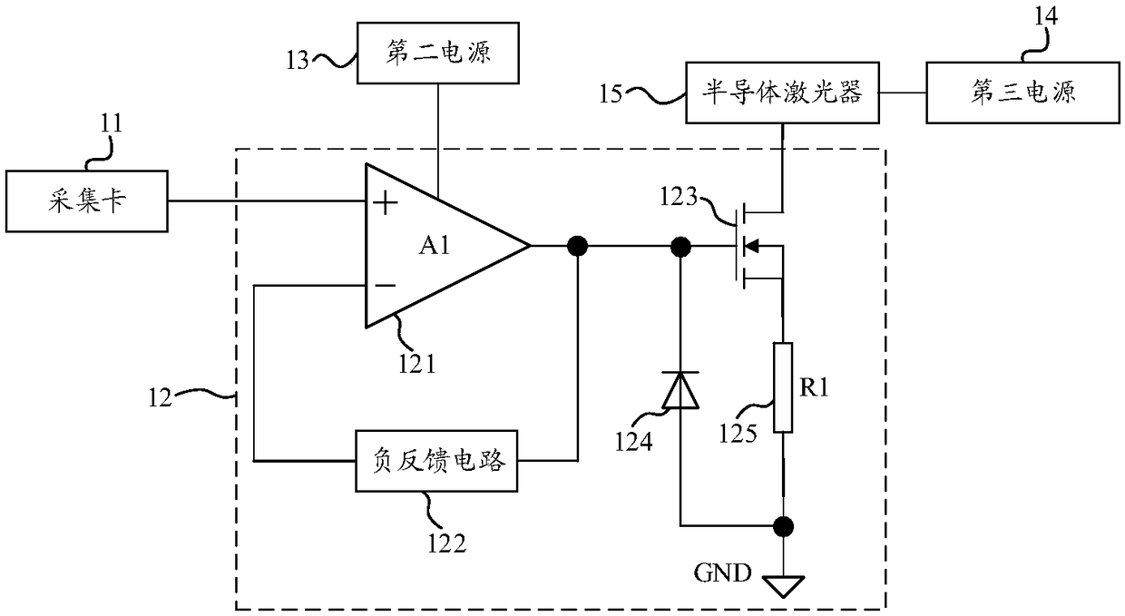 Power supply device of semiconductor laser and constant-current source