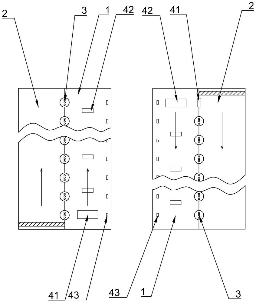 A vehicle lane separation system