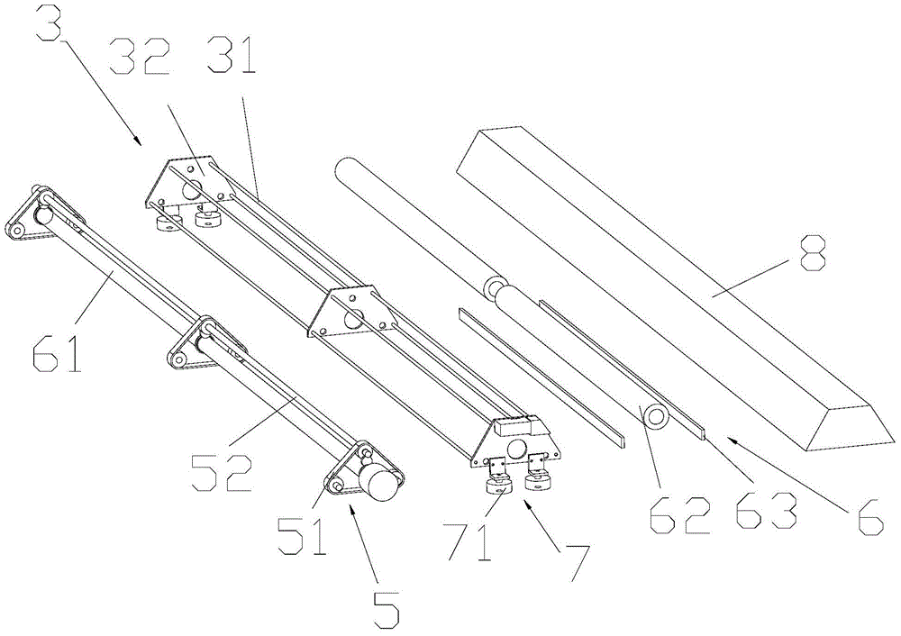 Cleaning device for photovoltaic panels