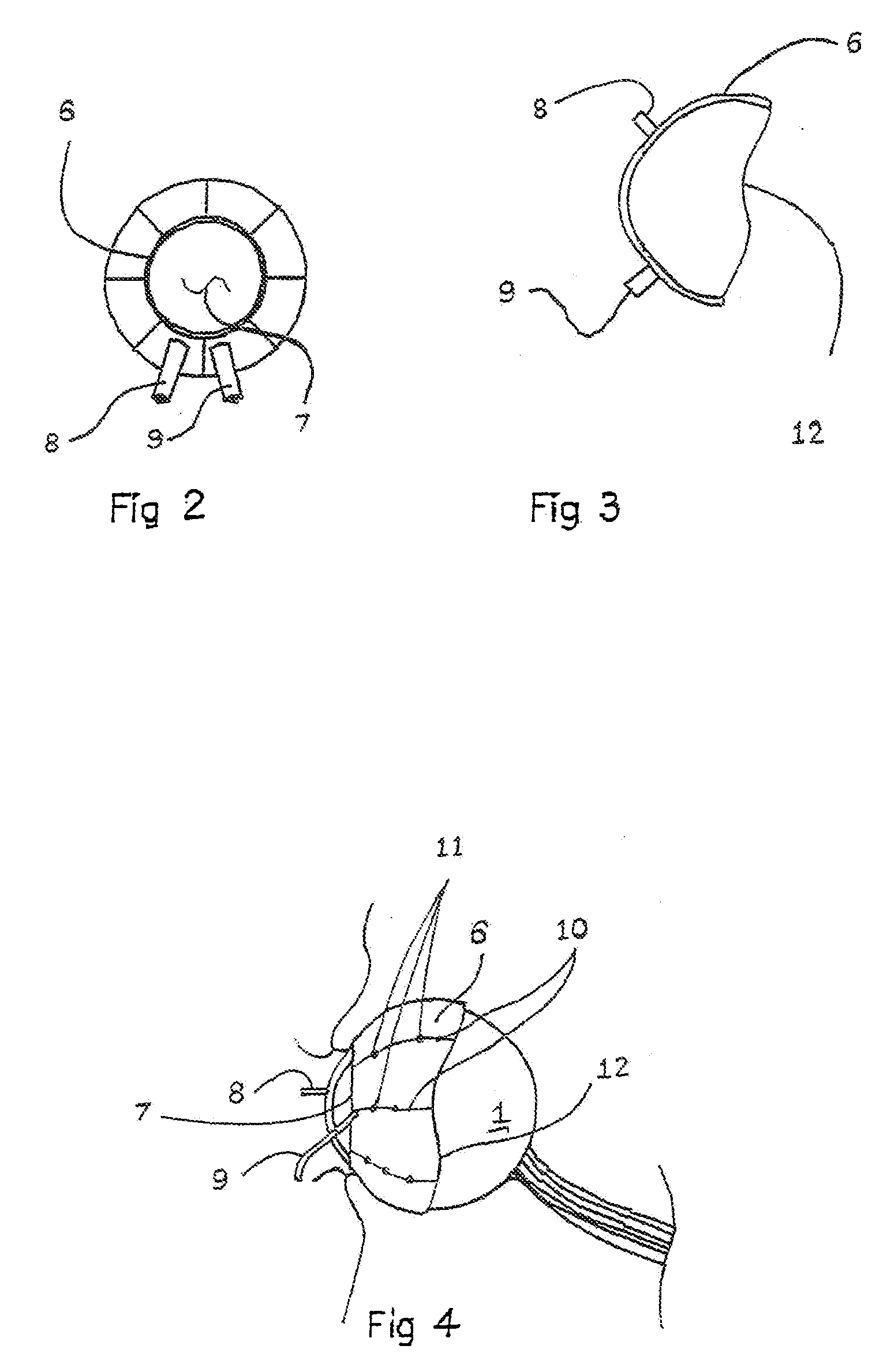 Medical device and method for temperature control and treatment of the eye and surrounding tissues