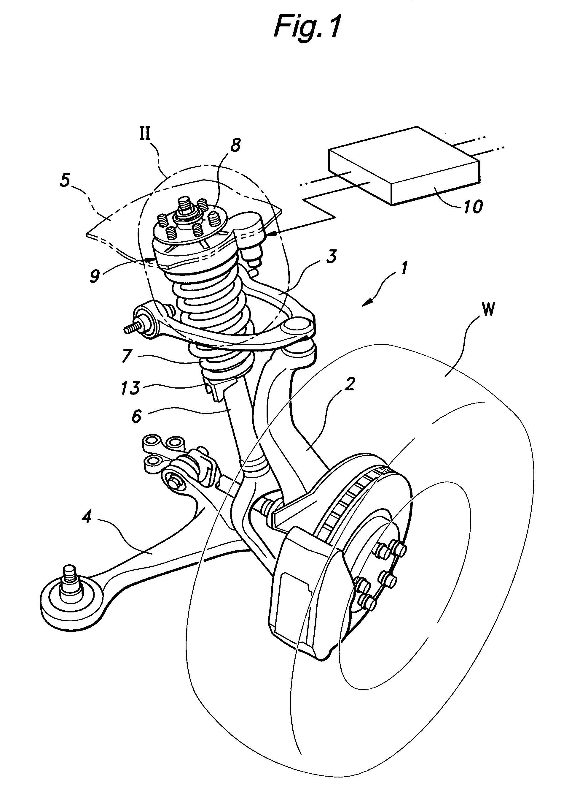 Vehicle height adjusting system