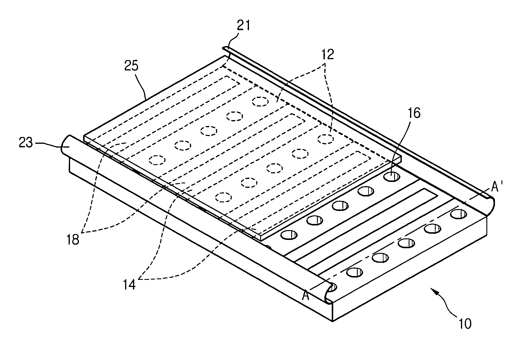 Support platform of non-contact transfer apparatus