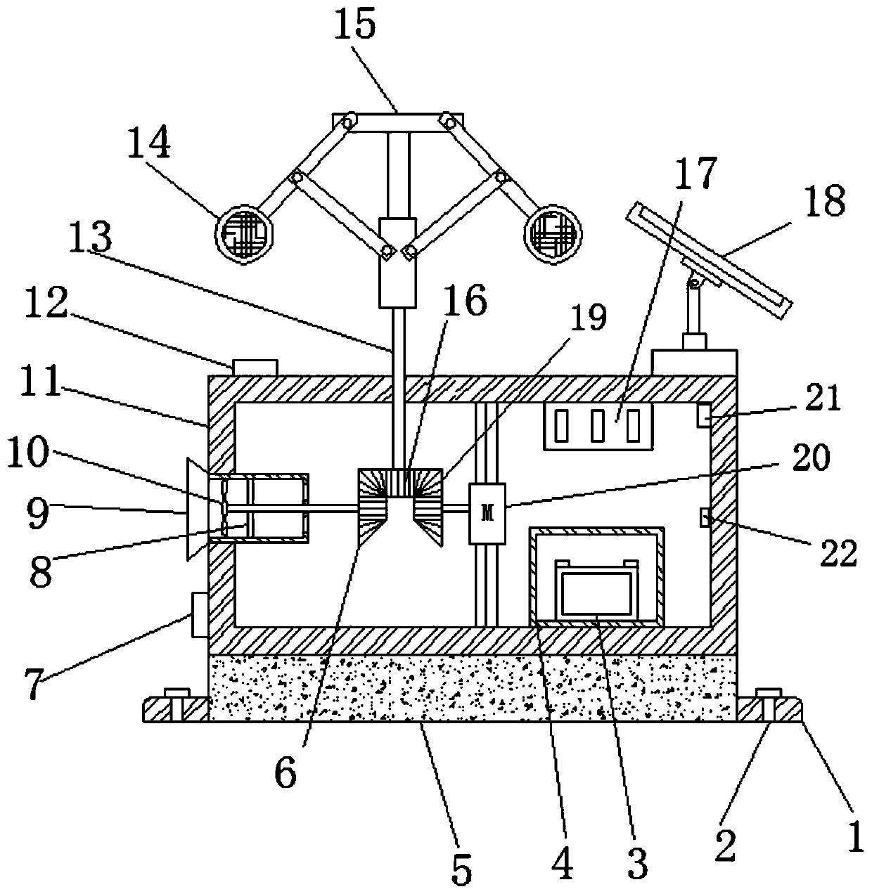 Bird repelling device for power transmission tower