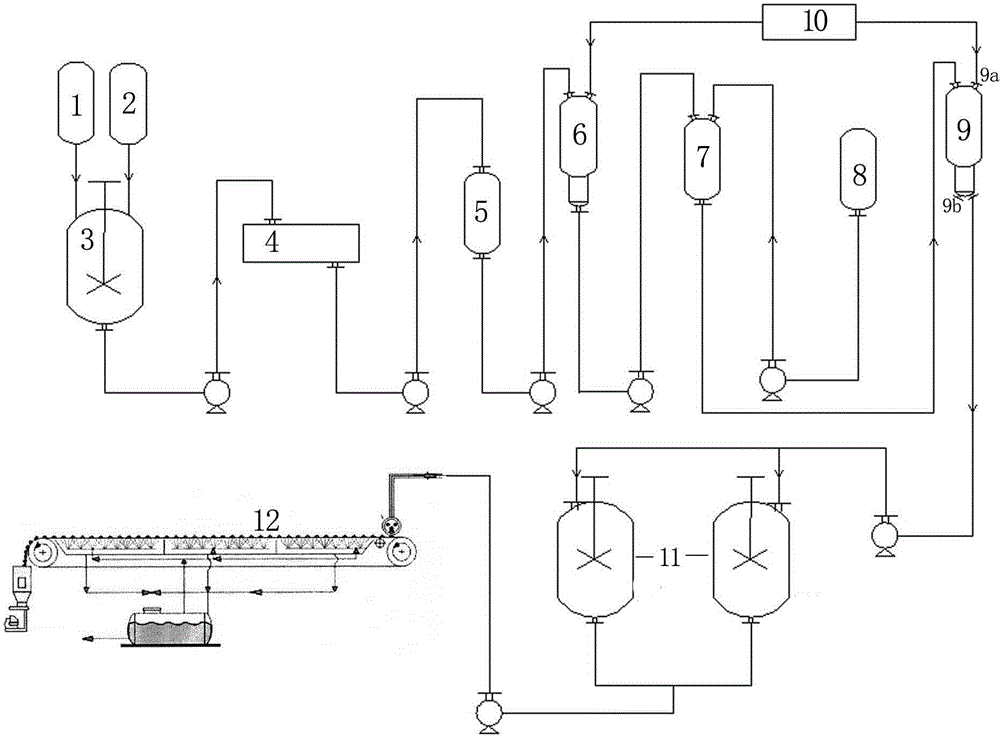 Method for producing full-water-soluble magnesium ammonium nitrate by using steel belt granulator