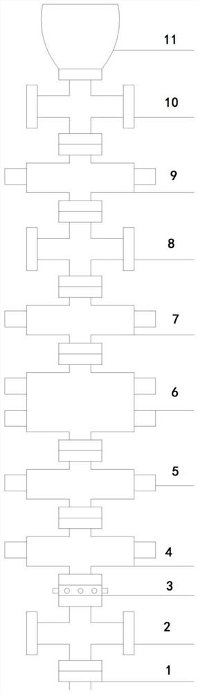 A kind of snubbing operation equipment and snubbing operation method for gas drive injection well completion