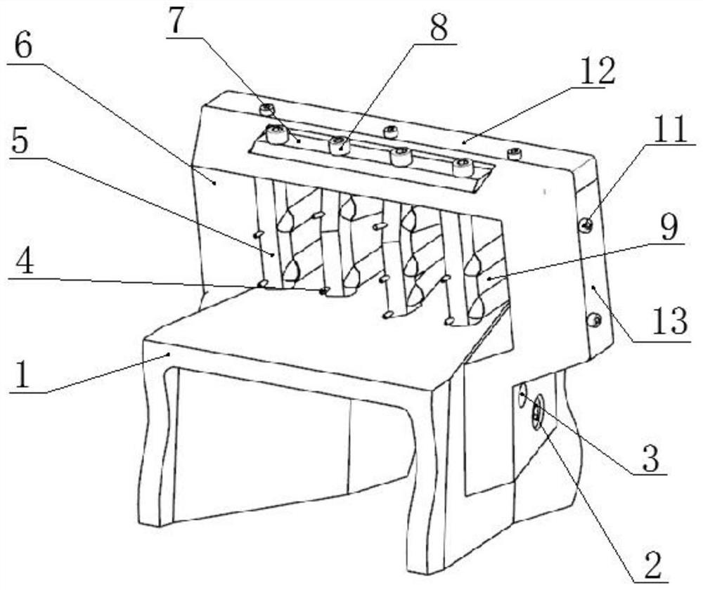 Gantry crane device for boundary layer measurement in pulse wind tunnel