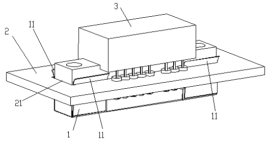 Electronic component grounding device and method